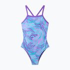 Costume da bagno intero bambino Speedo Print Thinstrap pace purple