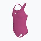 Costume da bagno intero bambino Nike Effortless Essential desert pink