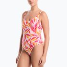 Costume da bagno intero donna Nike V-Neck desert pink
