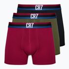 Boxer CR7 Basic Trunk da uomo 3 paia multicolore