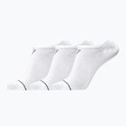 Calzini CR7 Footies da uomo 3 paia bianco