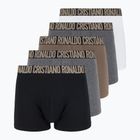 Boxer CR7 Basic Trunk da uomo 5 paia multicolore