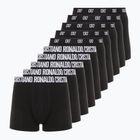 Boxer uomo CR7 Basic Trunk 10 paia nero