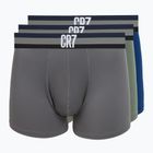 Boxer CR7 Basic Trunk da uomo 3 paia multicolore