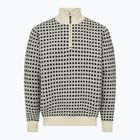 Maglione da uomo Dovre Knitted Half Zip Pullover beige