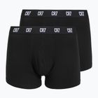 Boxer da uomo CR7 Fashion Trunk 2 pack black