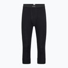 Pantaloni termici da uomo Dovre Wool Long Johns 3/4 black