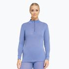 Felpa termica donna Dovre Wool Zip blue