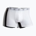 Boxer CR7 Basic Trunk da uomo 3 paia bianco/grigio/ nero