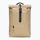Zaino urbano Rains Rucksack Rolltop 13 + 4 l sand