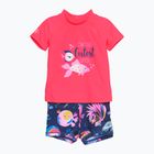 Maglietta + pantaloncini da bagno Color Kids Set diva/rosa