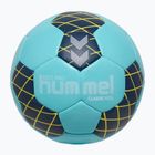 Pallone da pallamano per bambini Hummel Classic HB Jr light blue/marine/yellow size 0