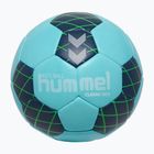 Pallone da pallamano per bambini Hummel Classic HB Jr light blue/marine/green size 0.0