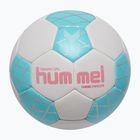 Palla da pallamano Hummel Classic Energizer off white/light blue/marine size 0