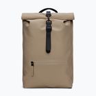 Zaino urbano Rains Rucksack Rolltop Beige