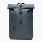 Zaino urbano Rains Rucksack Rolltop 13 + 4 l dark grey