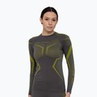 Felpa termica donna Brubeck Dry gray/lime