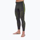 Pantaloni termici da uomo Brubeck Dry graphite/lime