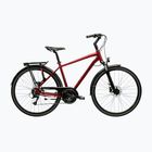 Bicicletta trekking da uomo KROSS Trans 4.0 ruby/black/gloss