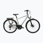 Bicicletta trekking da uomo KROSS Trans 3.0 silver/blue/gloss