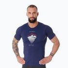 Maglietta termica Brubeck Outdoor Merino Wool Pro da uomo blu scuro/montagna 2