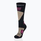 Calze da sci da donna Brubeck Ski Force nero / rosa
