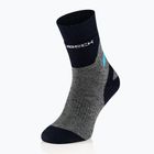 Calze donna Brubeck Trekking Merino grigio turchese