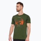 Maglia termica da uomo Brubeck Outdoor Merino Wool Pro SS dark green/tree