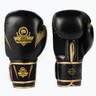 Guanti da boxe DBX BUSHIDO in pelle naturale nera B-2v13
