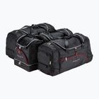 KJUST Set di borse per bagagliaio Skoda Roomster 2006-2015 4 pezzi nero.