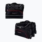 KJUST Volvo V40 Hatchback 2012-2019 set di borse per il bagaglio 3 pezzi nero.