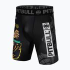 Pitbull West Coast Masters of BJJ Hilltop pantaloncini a compressione da uomo neri