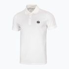 Maglia Polo Pitbull West Coast Uomo Logo Bianco Piccolo