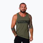 Maglietta Pitbull Hilltop Tank Top oliva da uomo