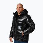 Pitbull Pepperwood Ribstop Uomo Giacca invernale imbottita con cappuccio nero