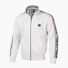 Pitbull Trackjacket Uomo Tape Logo Terry Group bianco sporco