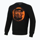 Pitbull West Coast Uomo Felpa a girocollo Orange Dog 24 nero