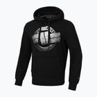Felpa da uomo Pitbull con cappuccio Steel Logo X nero
