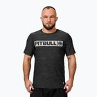 Pitbull Hilltop Casual Sport - Maglietta da uomo nera melange