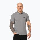 Maglia Polo Pitbull Uomo Piccolo Logo grigio