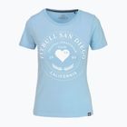 Maglietta Pitbull Heartie donna blu chiaro