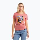 Maglietta Pitbull donna Acquerello corallo