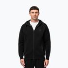 Felpa con zip e cappuccio Pitbull Dogwood da uomo, nero