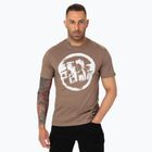 Maglietta Pitbull Logo Palms marrone savana da uomo