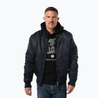 Giacca uomo Pitbull Hacket Washed Bomber dark navy