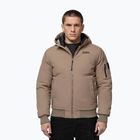 Giacca invernale uomo Pitbull Balboa 2 Hooded dark sand