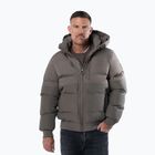 Giacca invernale da uomo Pitbull Patton Quilted Hooded taupe