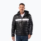 Giacca invernale uomo Pitbull Shatto trapuntata con cappuccio black