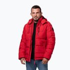 Giacca invernale da uomo Pitbull Piedmont Quilted Hooded fluorescent/red