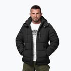 Giacca invernale da uomo Pitbull Piedmont Quilted Hooded black